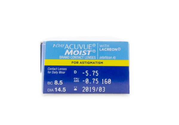 1 Day Acuvue Moist for Astigmatism 30 Pack